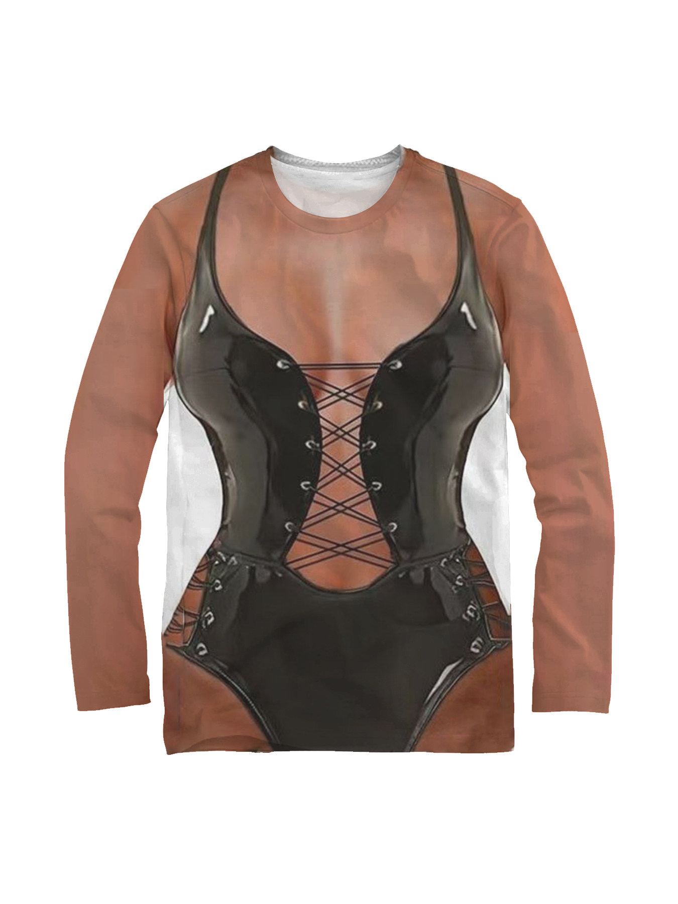 3D印花立体搞怪T恤