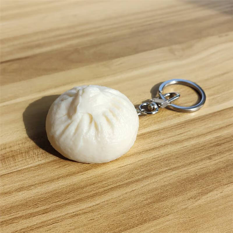 仿真包子挂件