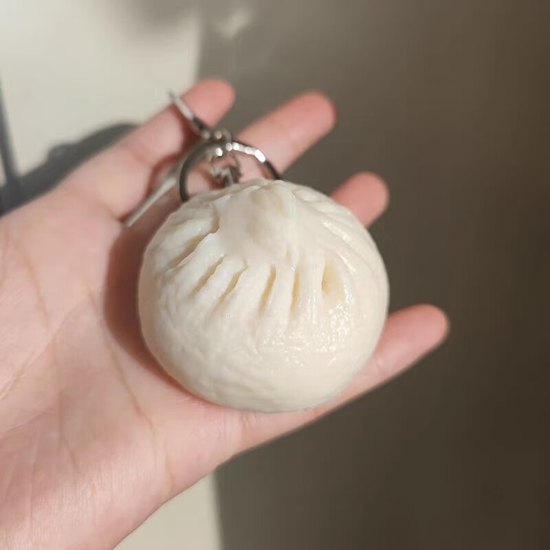 仿真包子挂件